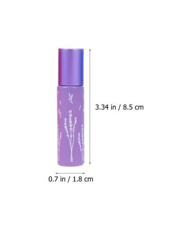 Buy 5pcs 10ml Printed Glass Roller Bottles - Essential Oil Sample Bottles for Travel & Massage | International Shipping Available - Buy Online on GoSupps.com