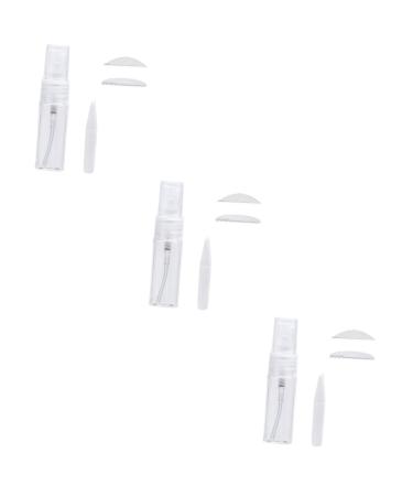 Mipcase 3 Packs Double Stick Tape Double Eyelid Pastes Women Double Eyelid Sticker Spray Bottle Sprayer Mesh