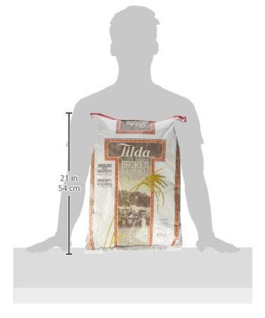 Tilda Basmati Rice Broken SK - 10 kg Pack | Authentic Indian Long Grain Rice for International Shipping - Buy Online on GoSupps.com