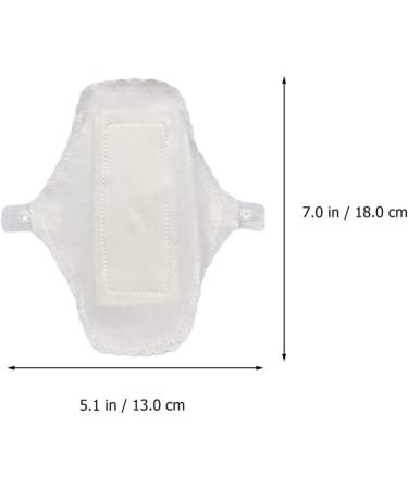 10pcs Ultra Thin Reusable Panty Liners: Charcoal Washable Sanitary Pads - 180mm Menstrual Pad - Buy Online on GoSupps.com