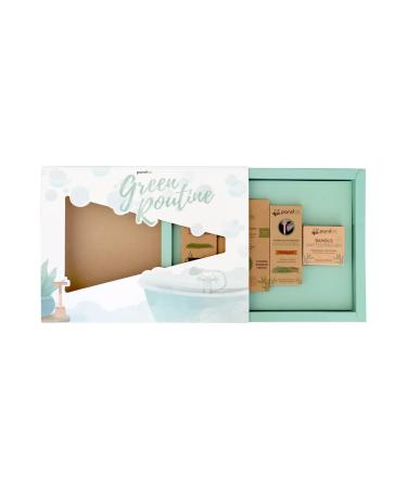 Pandoo Bathroom Set | Eco-Friendly Plastic-Free Gift Set | Hairbrush Washable Pads Razor Plane & Cotton Swabs - Buy Online on GoSupps.com