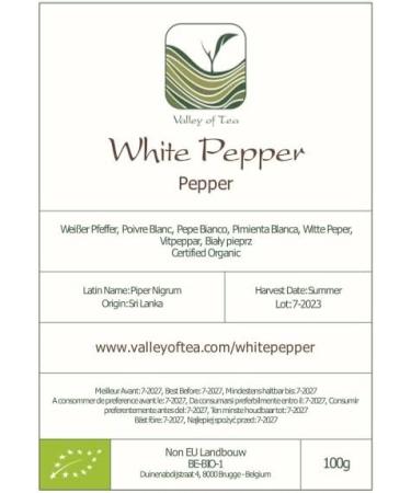 White Peppercorns Whole 100g - Premium White Peppercorn Spice - Buy Online on GoSupps.com