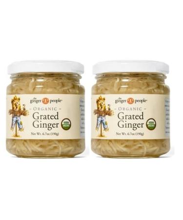 Organic Grated Ginger, Made in Fiji, 6.7 ounces (Pack of 2)