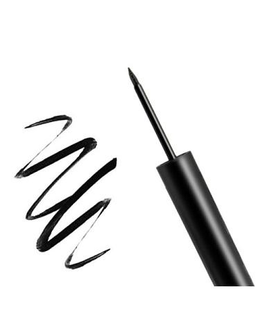 BaeBlu Organic Liquid Eyeliner - 24-Hour Wear, Waterproof, Deep Black - 100% Natural & Gluten Free - Buy Online on GoSupps.com