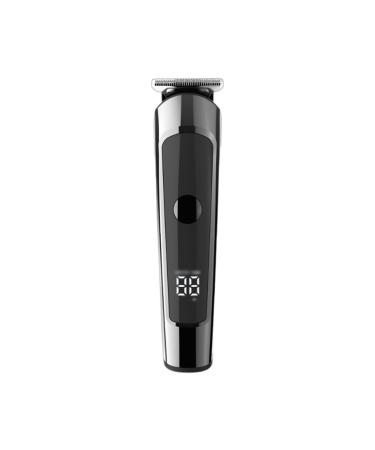 Electric Hair Clipper Set with Digital Display Electric Scissors Charging Household Electric Hair Clipper 162mm Gray