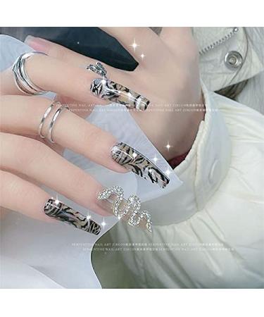 3D Nail Studs Rhinestone Crystal Beads Mermaid Design - Snake-Shape - Buy Online on GoSupps.com