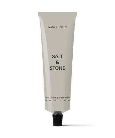 Salt & Stone Body Lotion | Scented Daily Body Lotion for Women & Men | Hydrates Nourishes & Softens Skin | Restores Dry Skin | Fast-Absorbing | Cruelty-Free & Vegan (100 ml) (Santal & Vetiver)
