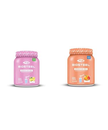 BioSteel Hydration Mix Great Tasting Hydration with No Artificial Flavours or Preservatives & Hydration Mix Great Tasting Hydration with Zero Sugar and No Artificial Flavours or Preservatives 2 Piece Set Hydration Mix+ Hydration Mix