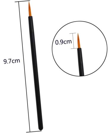 Hemoton 150 Pcs Disposable Eyeliner Brush Eyebrow Liner Brushes Eyeliner Brush Applicator Gel Eyeliner Brush - Buy Online on GoSupps.com