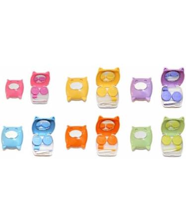 Buy Mini Pig Yellow Contact Lens Case Set with Mirror - Ideal Storage Container for Travel | International Shipping - Buy Online on GoSupps.com