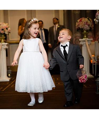 Vofler Rapunzel Princess Tiara for Girls | Elegant Gold Crystal Ruby Rhinestone Pearl Headband for Birthdays Weddings Pageants & Costumes - Buy Online on GoSupps.com