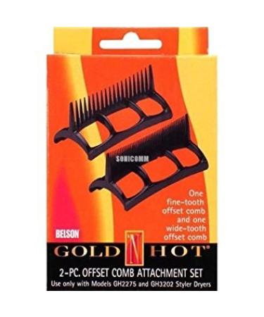 Gold 'N Hot 2-PC Offset Comb Styler Dryer GH2276 Attachment for GH2275 & GH 3202