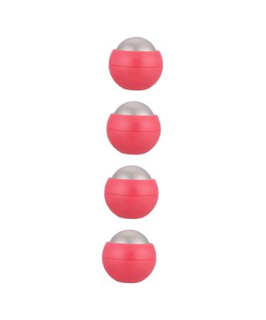 Healeved 4 pieces hand massage ball Cold massage roller muscle ball self -massage foot massage devices manual massage devices massage ball made of stainless steel stainless steel fitness fasciitis household