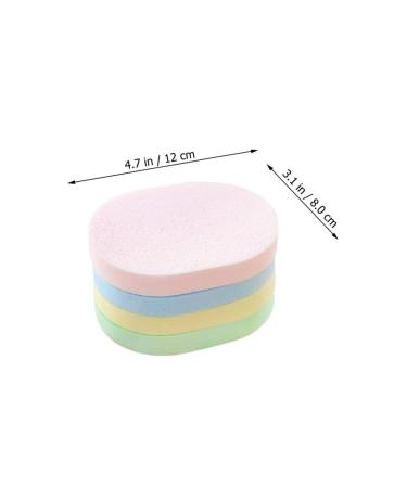 FRCOLOR 16 Pcs Natural Loofah & Powder Puff Set - Body Scrubber Makeup Remover & Facial Cleaning Pads - Spa Gloves for Women's Bath Care - Buy Online on GoSupps.com