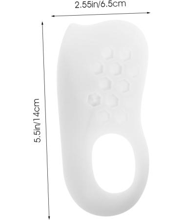 FOMIYES Arch Support Insoles - Cushion Foot Care Pads for Pain Relief & Comfort | 1 Pair White 14x6.5cm - Ideal for Flat Feet & Foot Health - Buy Online on GoSupps.com
