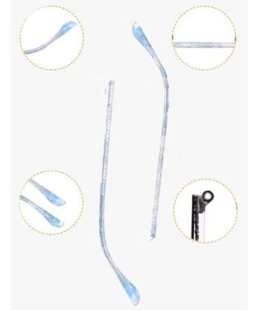 Vekker Yewear Transparent Blue Plastic Glasses Accessories - Replacement Legs Ironing Arms & Spare Parts for Glasses Repair - 1 Pair - Buy Online on GoSupps.com