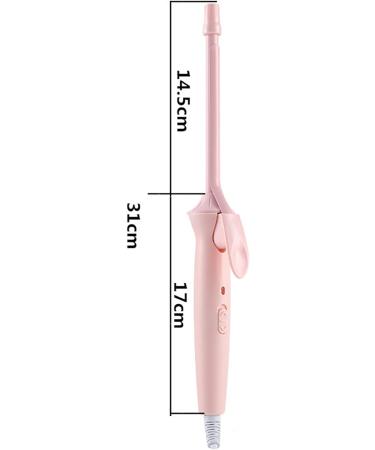Yuehuam Tourmaline Ceramic Curling Wand 9mm Thin Curling Wand Straight Barrel Hair Curling Iron Wand for Loose Waves Long and Short Hair - Buy Online on GoSupps.com