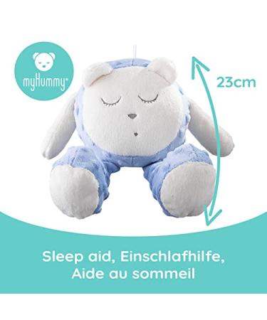 MyHummy Sleep Aid - Snoozy Basic White & Blue | White Noise Baby Soother for Calming Sleep | Ideal for Infants 0 Months+ - Buy Online on GoSupps.com