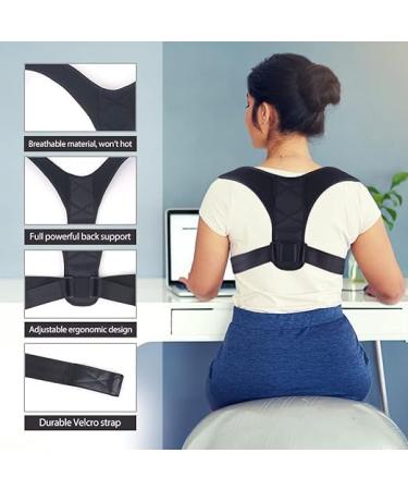 Back Straightener Posture Trainer for Posture Correction - with Adjustable Back Strap and Relief from Neck Shoulder and Upper Back Pain for Men and Women - Buy Online on GoSupps.com