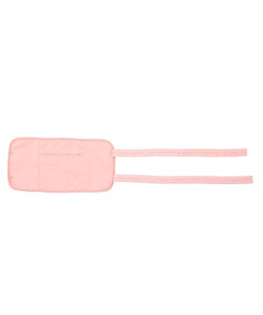 Reusable Castor Oil Pack with Elastic Band - Detoxify Liver & Improve Sleep - Pink - Buy Online on GoSupps.com