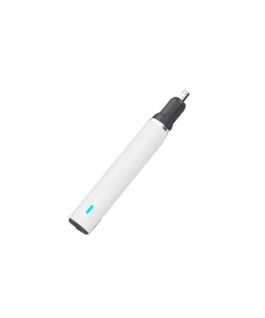 Nose Hair Trimmer Men's Nose Hair Trimmer Electric Eyebrow Trimming Sideburns Men's Beauty Charging Waterproof Environmental Protection/Travel Trimmer (Color : White)