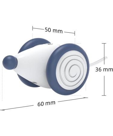 Buy INF Cat Toy Electric Mouse Interactive Glowing Tail Toy for Cats | USB Rechargeable Ideal for All Cats - International Shipping Available! - Buy Online on GoSupps.com