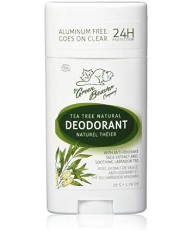 Green Beaver All Natural Body Deodorant Paraben & Aluminum-Free Vegan For Normal & Sensitive Skin Tea Tree 2-pack Tea Tree (2 Pack) - Buy Online on GoSupps.com
