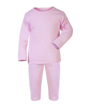 OnlyBee Baby Toddler 100% Cotton 2-Piece Pyjama Set 0-3 Months Pink