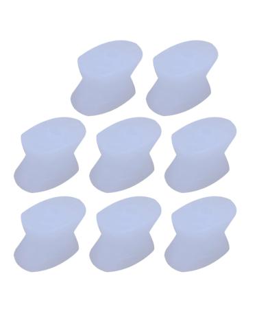 Beavorty Toe Spacers Bunion Corrector Silicone Toe Separator Toe Separators Toe Bunion pad Toe Protector Cushion Hallux valgus Corrector Spacers 8pcs Foot Toe Separators Bunion Corrector