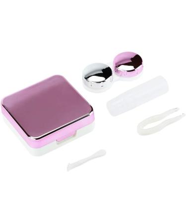 Buy Portable Contact Lens Case Set | Reflective Cover Travel Storage Kits - Mini Square Holder - Buy Online on GoSupps.com