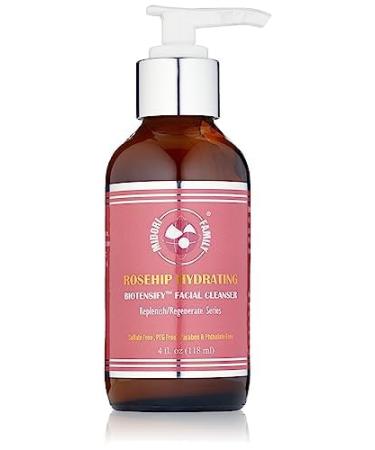 Midori Family Rosehip Hydrating Biotensify Facial Cleanser - Gentle Cream for Pore Minimizing Hydration & Glowing Skin - 4oz - Buy Online on GoSupps.com