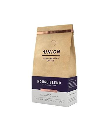 Union Coffee Medium Roast Cafetiere Grind - House Blend 200g - Pack of 4