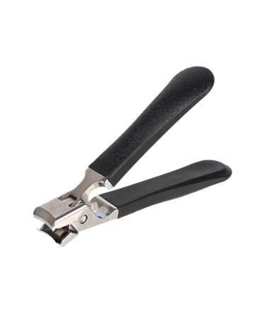 Nail Clippers Splash Resistant Nail Clippers with Thick and Hard Nails Special Stainless Steel Wide Mouth Toenail Clippers (Color : Black2)