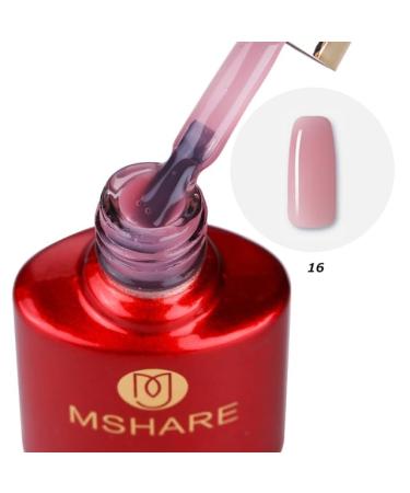 Milky White Self Leveling Extension Gel Quick Building Clear Pink Nail Tips Led UV Gel Soak Off - (Color: 016)