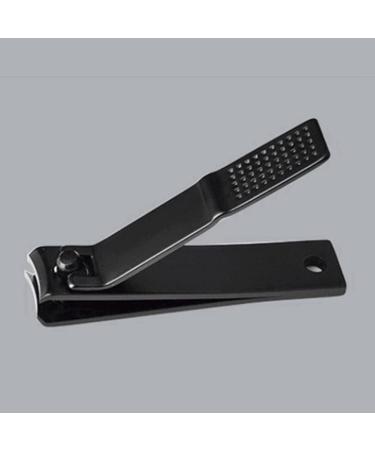 Vadillo 2X Black Nail Clippers Stainless Steel Super Nails and Toenails Manicure Tool Flat Nose Nail Clippers S - Buy Online on GoSupps.com