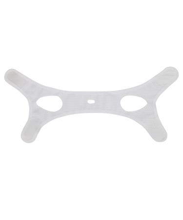 VGEBY Anti Snoring Mesh Chin Strap Belt Men Women Mesh Unisex Mesh Breathable Strap Jaw Support Belt Bandage (White)