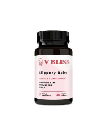 V Bliss Supplement for Vaginal Dryness - Slippery Elm Fenugreek & Maca for Enhanced Vaginal Health