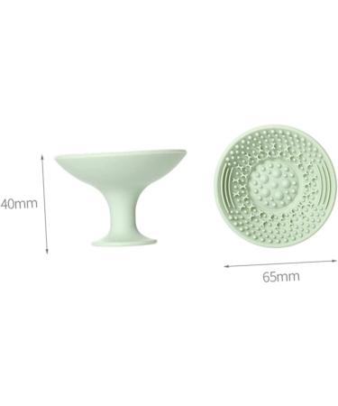 HOMSFOU 2pcs Hair Brush Cleaner Brush Cleaning Plate Brush Cleaning Pad Makeup Cleaner Detergent Makeup Brush Scrub Board - Buy Online on GoSupps.com