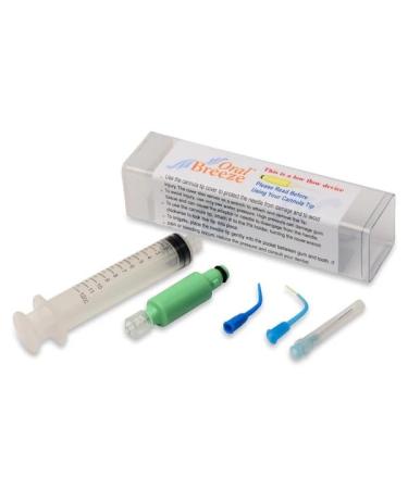 Oral Breeze Deep Pocket Irrigator Tips & Syringe - Low Flow Solution for ShowerBreeze & QuickBreeze | International Shipping Available - Buy Online on GoSupps.com