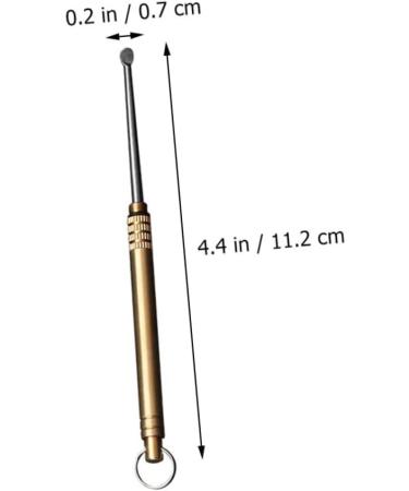 Titanium Alloy Ear Spoon Set for Ear Cleaning and Earwax Removal - Ear Digger and Ear Pick Spoon Combo - Buy Online on GoSupps.com