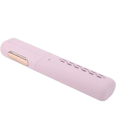 Rechargeable Mini Hair Straightener & Comb Brush | 2 in 1 Portable Design for All Hair Types - Purple - Buy Online on GoSupps.com