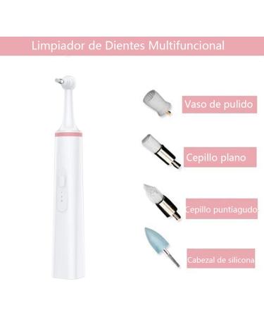 Electrical Tooth Plaque Scraper & Cleaner for Pets - 4 Polishing Heads 3 Modes - Pink - Buy Online on GoSupps.com