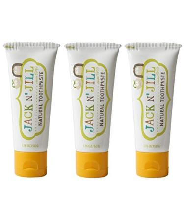 Jack N' Jill Natural Toothpaste Organic 50g Set of 3 - Banana by Jack N' Jill
