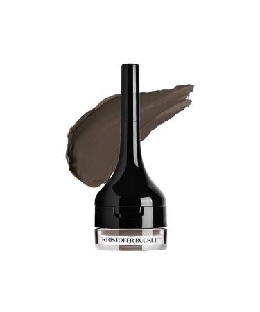KRISTOFER BUCKLE Brow Champion  Brow Enhancing Pomade and Powder Brunette 0.09 oz. | all-in-one brow enhancing product  Featuring a pomade & two powders for fuller looking brows | Brunette