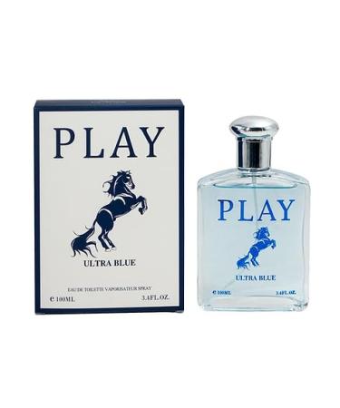 Play Cologne for Men (Red Extreme Bluesport Double Black Ultra Blue) Inspired by R.L.P.O.L.O - Pack of 4 x 100ml/3.4oz Each Edt Spray - Buy Online on GoSupps.com