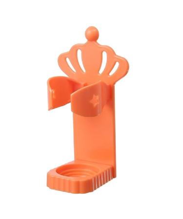 Wuuraa on the wall of assembled electric shed holder Wishless toothbrush stand for at home bathroom men for storing razi knobs electrical harvest holder for bathroom orange