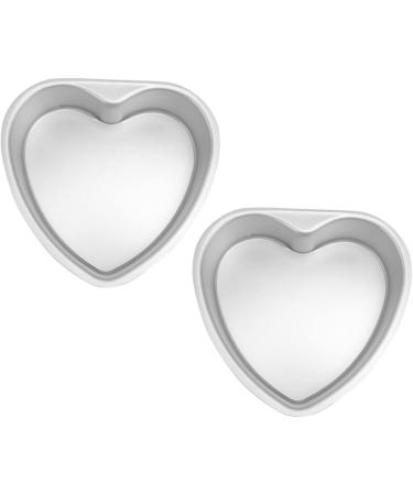 Zerodeko 8 Pcs Heart Cake Mold Cake Mould Baking Trays for Oven Deep Baking Pans for Oven Roasting Pan Lasagna Pan Flat Skillet Cake Decorating Stencils Aluminum Alloy Paper Cup Bakeware 15.3X14.8X5.3CMx4pcs Silverx4pcs - Buy Online on GoSupps.com