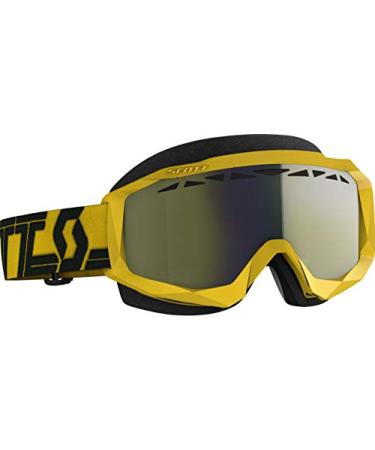 Scott USA Hustle X Snowcross Goggles OSFM Yellow/Black
