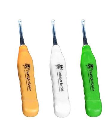 Kid Baby Safe LED Flashlight Earpick Handle Health Ear Cleaner Earwax Remover Curette