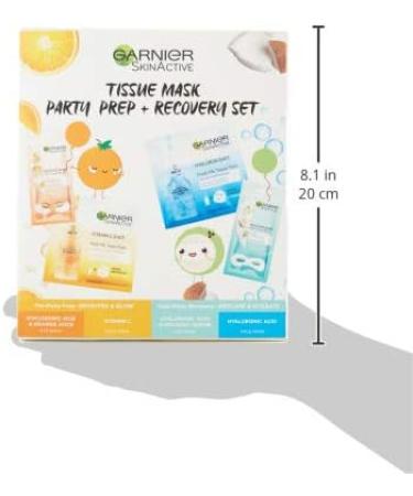 Garnier Tissue Mask Party Prep and Recovery Set - Buy Online on GoSupps.com